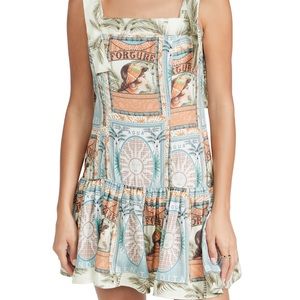 Agua Bendita Multi-Color Printed Mini Dress